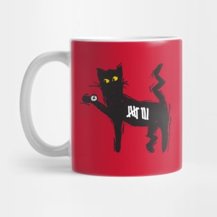 Nine Lives Cat Mug